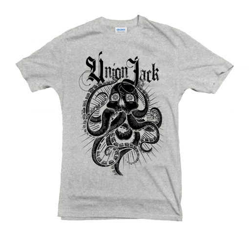 Union Jack Tshirt Octopus